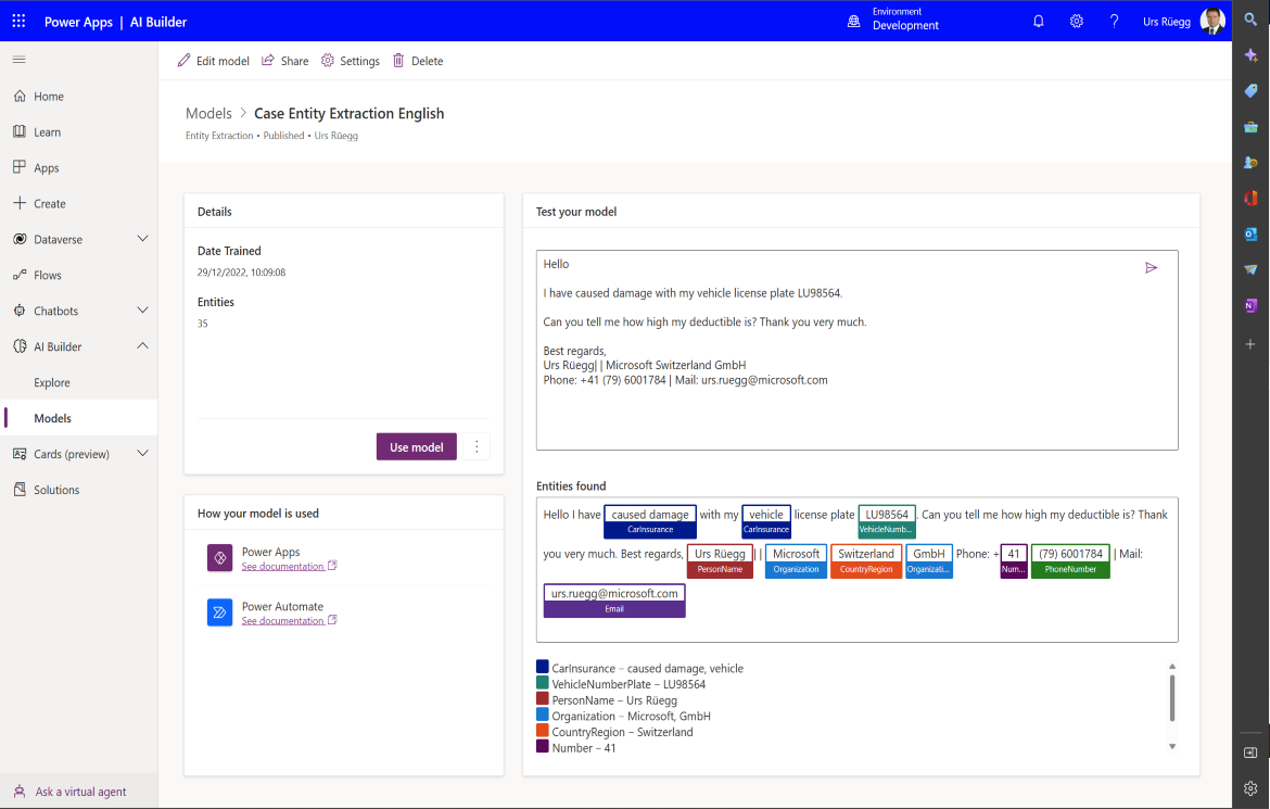 High-level functional process overview with domain options