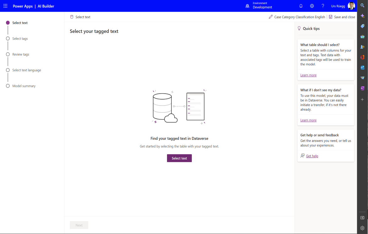 High-level functional process overview with domain options