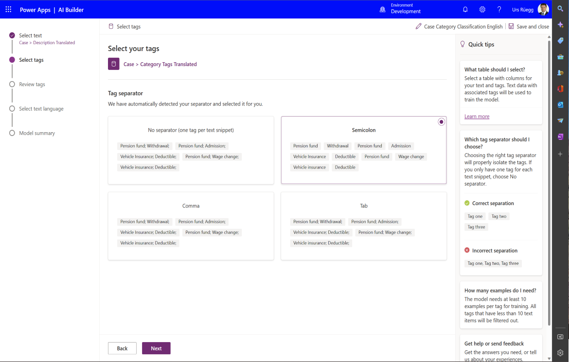 High-level functional process overview with domain options