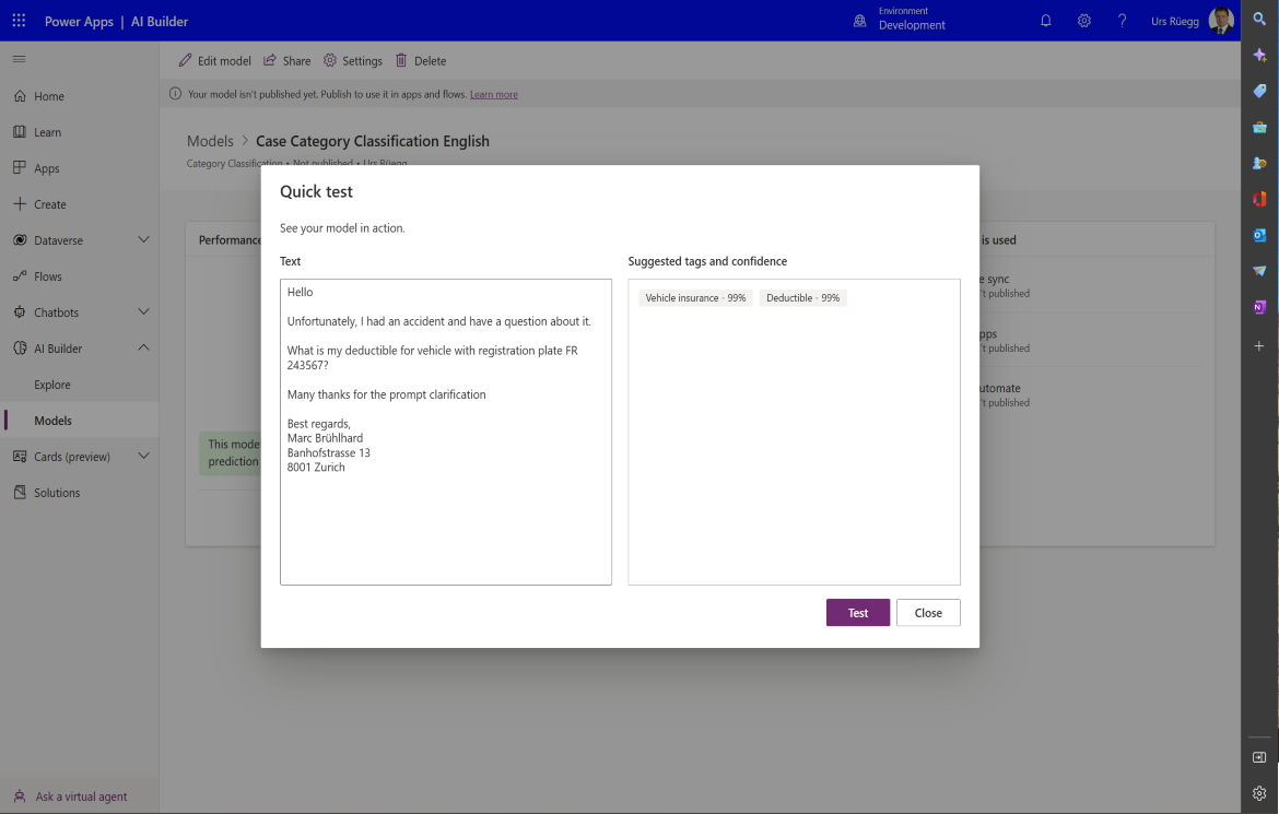 High-level functional process overview with domain options