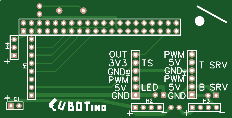 CUBOTino Connection Board Top View