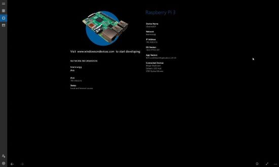 Setup Raspberry PI with Microsoft Windows 10 IoT Core