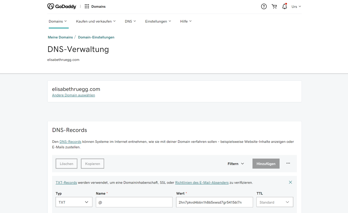 Add Custom Domain