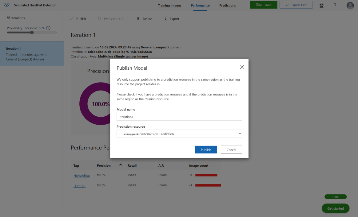 Microsoft Azure Custom Vision